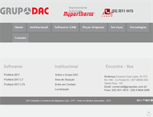 Tablet Screenshot of grupodac.com.br